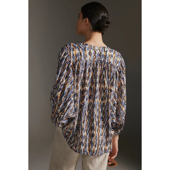 NWT Anthropologie The Sidney Batwing Blouse S - Picture 3 of 4